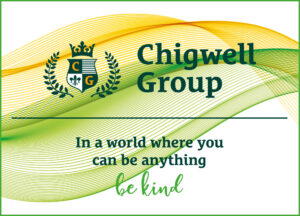 Chigwell Group be kind logo