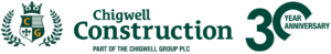 Chigwell Construction PLC logo dark green