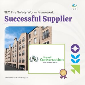Chigwell Construction Appointed to South East Consortium Fire Safety Works Framework