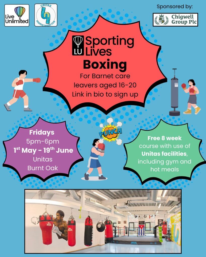 Chigwell Group PLC is proud to sponsor Live Unlimited’s new boxing programme