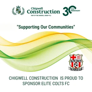 Chigwell-Construction-Sponsor Elite Colts Fc